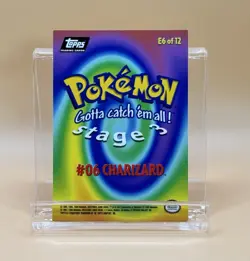 Charizard 1999 Topps #E6 of 12 - TCG Vintage Pokemon Card Rare - Image 2