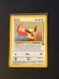 EEVEE 11 PROMO WIZARDS BLACK STAR PROMOS POKEMON HOLO MP - Image 1
