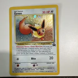 Pokemon TCG Eevee 11/53 Wotc Promo Holo Promo 30 HP English Himeno - Image 4