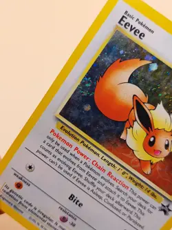 Eevee Holo Pokemon Black Star Promo #11 WOTC 1999-2000 SWIRL - Image 2