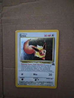 Pokemon Card Eevee 11 Wizards Black Star Promo Holo - Image 1
