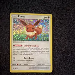 The Pokemon Company Eevee 11/12 McDonald's Collection Promo Holo ENG 2018 - Image 1