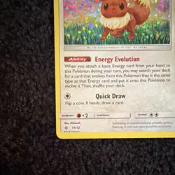 The Pokemon Company Eevee 11/12 McDonald's Collection Promo Holo ENG 2018 - Image 2