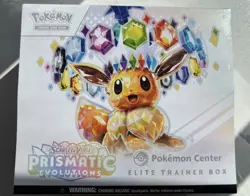 Pokemon Center Prismatic Evolutions Elite Trainer Box 11 Packs Promo Eevee - Image 1