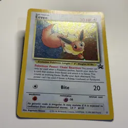 Eevee Wotc Black Star Promo #11 - Holo Pokemon LP 1999-2000 - Image 4