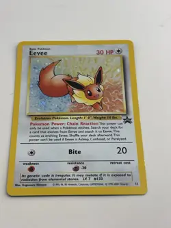 Eevee 11/53 Wotc Black Star Promo Holo Pokemon LP - Image 5
