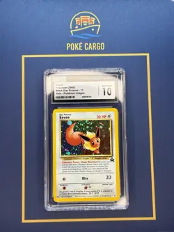 Eevee Holo #11 Black Star Promo CGC GEM MINT 10 POP 11 Pokemon League - Image 1