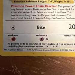 The Pokemon Company Eevee Wotc Promo Holo 11/53 English Basic 30 HP - Image 4