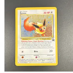 Pokemon TCG Eevee Promo Holo Wotc Promo 11/53 30 HP Basic 2000 - Image 1
