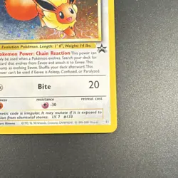 Pokemon TCG Eevee Promo Holo Wotc Promo 11/53 30 HP Basic 2000 - Image 4