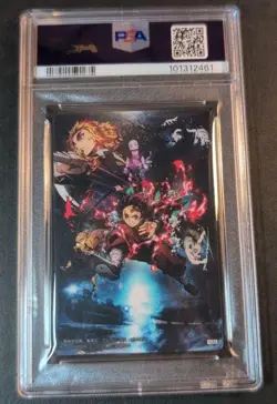PSA 10 2021 Demon Slayer Mugen Train Tanjiro Kamado Foil Stamped Card - Image 5