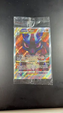 Lucario VSTAR - SWSH291 - Full Art - SWSH Black Star Promo - SEALED Pokemon Card - Image 1