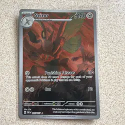 Pokemon TCG Scizor Sv03: Obsidian Flames 205/197 Holo Illustration Rare - Image 1