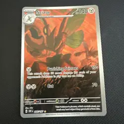 Pokemon TCG Scizor Sv03: Obsidian Flames 205/197 Holo Illustration Rare - Image 1