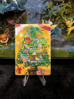 Pokemon Pocket Monsters Vintage Vending Prism Sticker Card #338 Pokemon Tree - Image 1