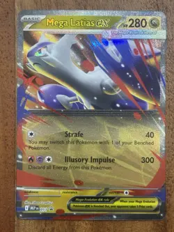 Pokemon TCG Mega Latias EX Black Star Promo Card 011 NM - Image 1