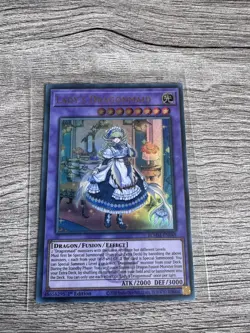 BLMM-EN049 Lady's Dragonmaid Ultra Rare Yu-Gi-Oh Card 1st Edition New - Image 1