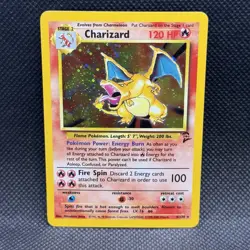 Charizard Base Set 2 4/130 Holo Rare Vintage Pokemon Card English WOTC NM/LP+ - Image 1