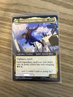 Amazing SpiderMan Peter Parker NYCC 2025 EXCL Magic The Gathering Promo Card MTG - Image 2