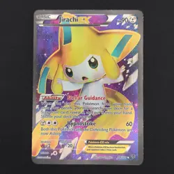 Pokemon TCG Card Jirachi EX 98/101 B&W Plasma Blast Ultra Rare Full Art - LP - Image 1