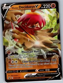 Hisuian Decidueye V SWSH238 SWSH: Sword & Shield Promo Cards - Pokemon Card - NM - Image 1