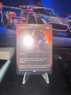 Demonic Tutor # 1856 Secret Lair Drop Magic the Gathering Card x1 NM Foil - Image 2