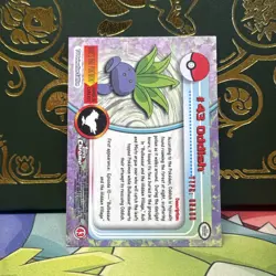 Oddish #43 Topps Chrome Pokemon Card LP + - Image 2