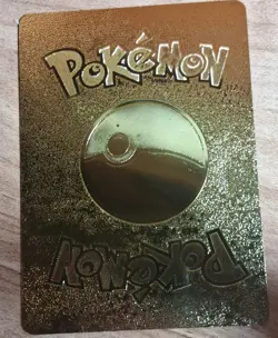 6 (six) Pokemon PIKACHU Gold Foil Fan Art Collector Cards - Image 2