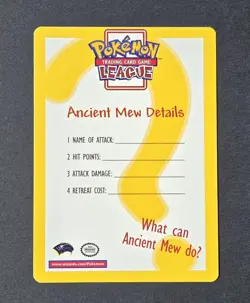 Ancient Mew PROMO 10 INSERT Card Pokemon Movie 2000: The Power of One NM/MINT - Image 3