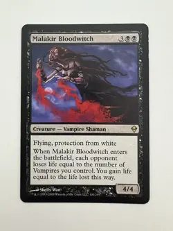 Malakir Bloodwitch MTG Magic the Gathering Card LP Lightly Played ZEN - Image 1