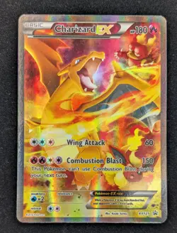 Charizard EX XY121 Black Star Promo Full Art Holo Card - Image 2