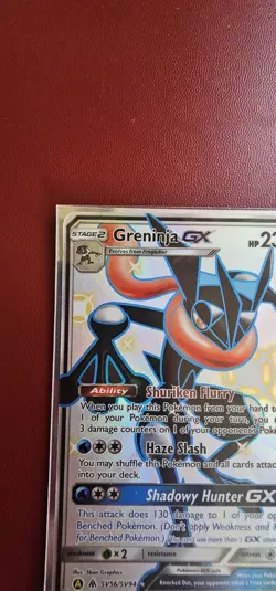 Greninja GX SV56/SV94 Hidden Fates Shiny Vault Holo Card NM - Image 4