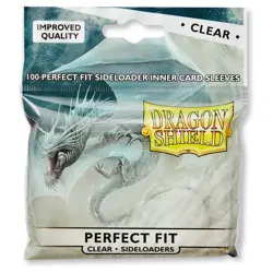 Dragon Shield Perfect Fit Sideloading Card Sleeves - Clear 100 Pack - Image 1