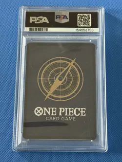 LUCKY ROUX 2025 ONE PIECE OP11 EN #015 TREASURE RARE R PSA 10 Q0646 - Image 2