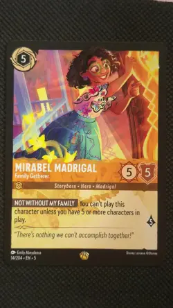 Mirabel Madrigal - Family Gatherer LEGENDARY 14/204 Shimmering Skies Lorcana - Image 1