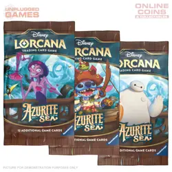 Lorcana - Series 6 - Azurite Sea SEALED Booster Box of 24 Packs - Image 2