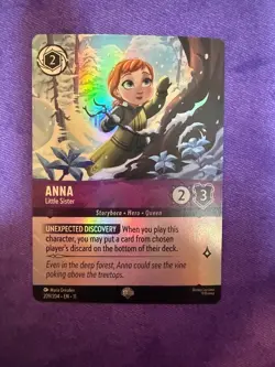 Anna - Little Sister (Epic) 209/204 Epic Winterspell Lorcana Holo Near Mint - Image 1