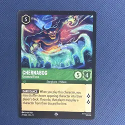Chernabog - Unnatural Force - Non Foil Winterspell - Lorcana - Image 1