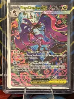 Pack Fresh Mega Dragalge ex 118/086 Pokemon TCG Chaos Rising SIR NEAR MINT - Image 2