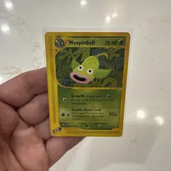 Weepinbell Reg. Non-Holo 65/147 Aquapolis Pokemon Card Nm Near Mint - Image 1