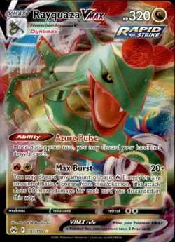 Rayquaza VMAX 101/159 SWSH: Crown Zenith Ultra Rare Holo Pokemon Card - Image 1