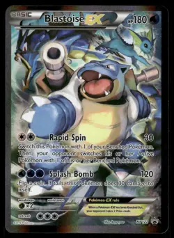 Pokemon Cards Blastoise EX XY122 XY Promo LP *TINY INDENT* - Image 1