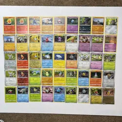 Yuka Morii Art Card Lot of 45 (Clay Pokemon Cards). No Repeats MP-LP-NM - Image 1