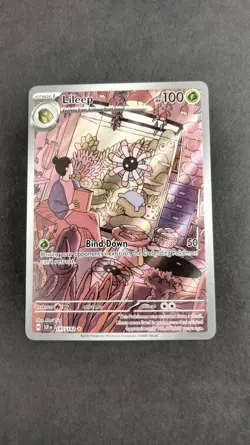 Lileep 145/142 Illustration Rare Stellar Crown Pokemon Card TCG Holo - Image 1
