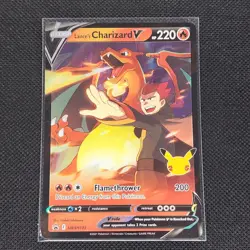 Lance's Charizard V - SWSH133 - Black Star Promo - Pokemon Card - NM/M - Image 1