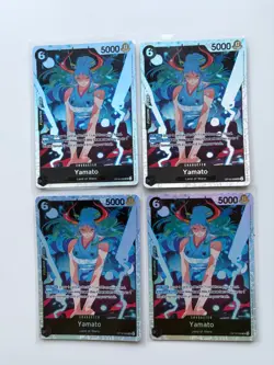 One Piece CCG Yamato OP16-098 SR 4x Card Playset NM+ - Image 1