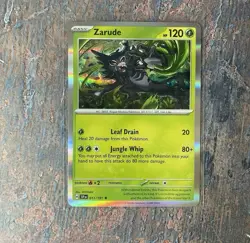 POKEMON TCG: ZARUDE 011/191 SURGING SPARKS HOLO RARE CARD NM/M - Image 1