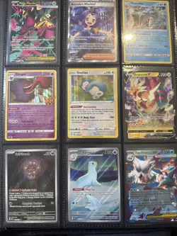 117 Pokemon Card Lot V VMAX EX Full Art Holo Rare GX All Hits Binder Collection - Image 2