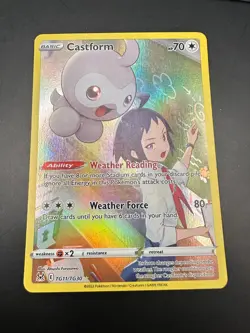 Pokemon Cards Castform TG11/TG30 Lost Origin Trainer Gallery Holo - Image 1