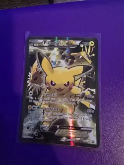Pikachu EX XY Promo XY124 Holo English Basic 130 HP Pokemon TCG Card - Image 1